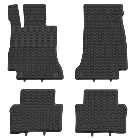 Tappetini compatibili con Mercedes-Benz Classe E W213 dal 2016 in poi, su misura in Gomma TPE